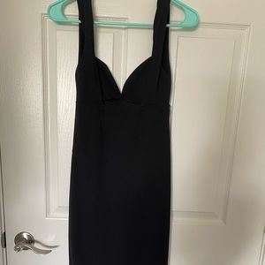 Sweetheart neckline midi dress